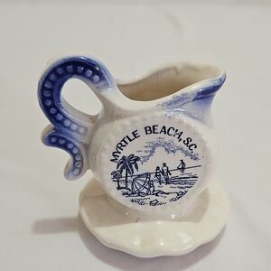 South Carolina Myrtle Beach Vintage Souvenir Creamer Pitcher